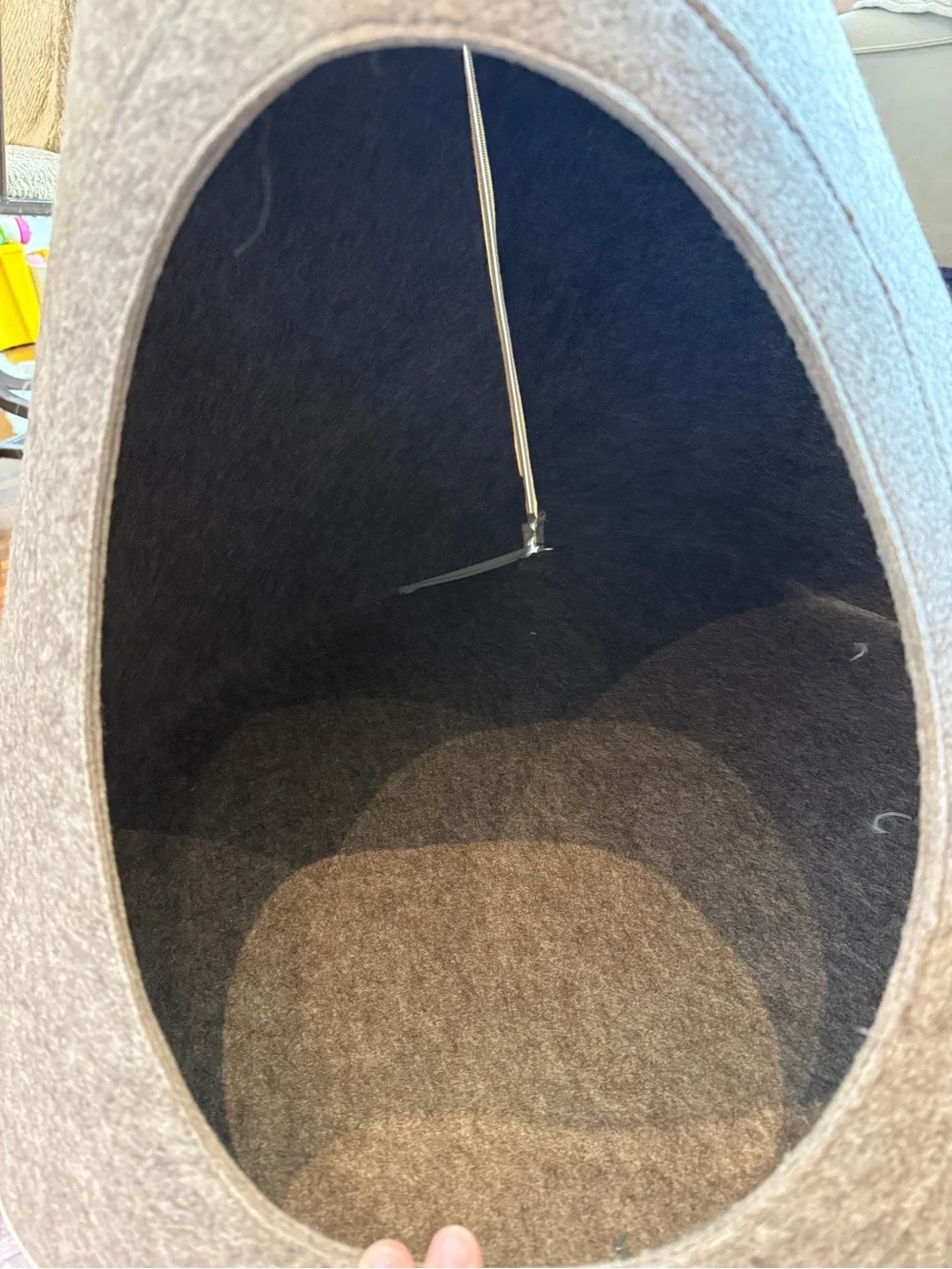 BRAND NEW, never used Cozy Brown Pet Teepee Bed - Modern Dog & Cat Hideaway